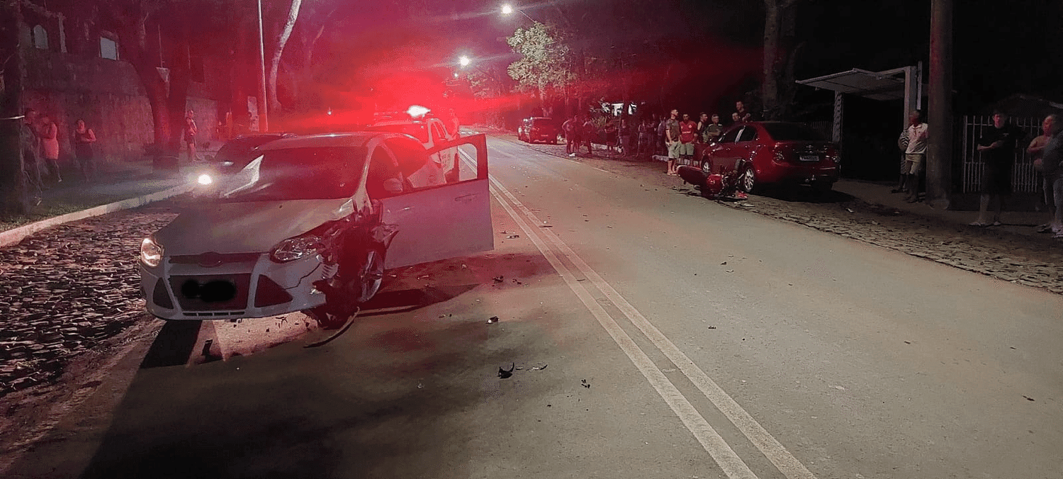 Acidente em Rodeio Bonito deixa motociclista em estado grave