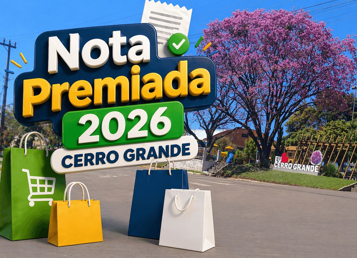 Campanha Nota Premiada 2026 é lançada em Cerro Grande