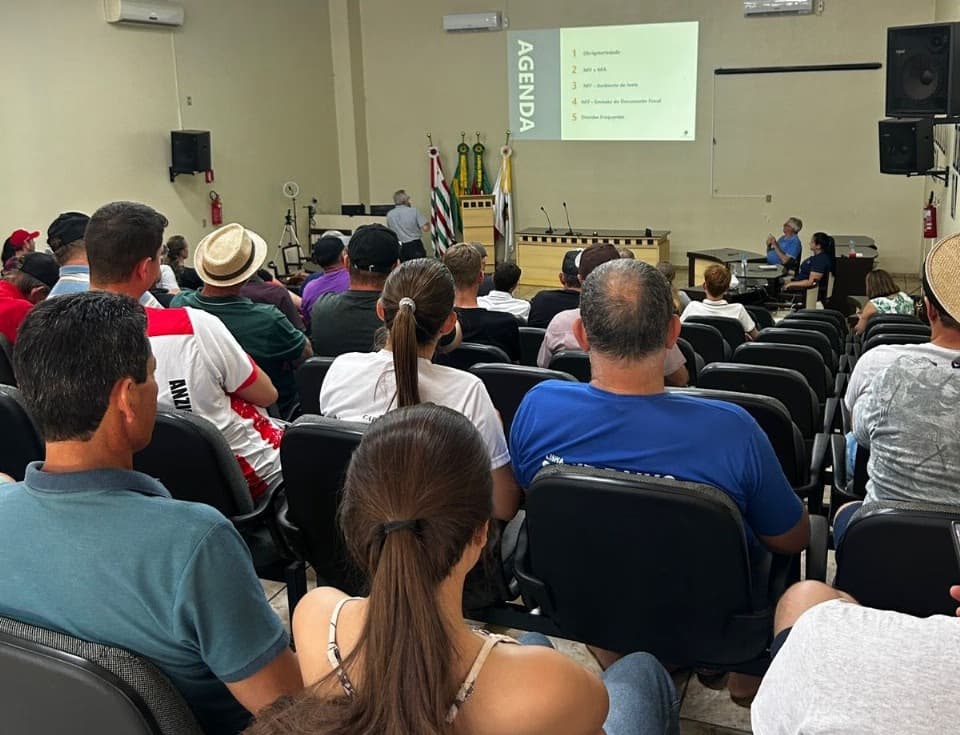 Liberato Salzano realiza palestra sobre obrigatoriedade da NF-e a produtores