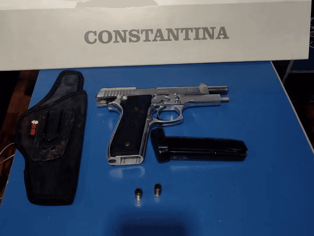 Mulher é presa após disparos de arma de fogo em Constantina