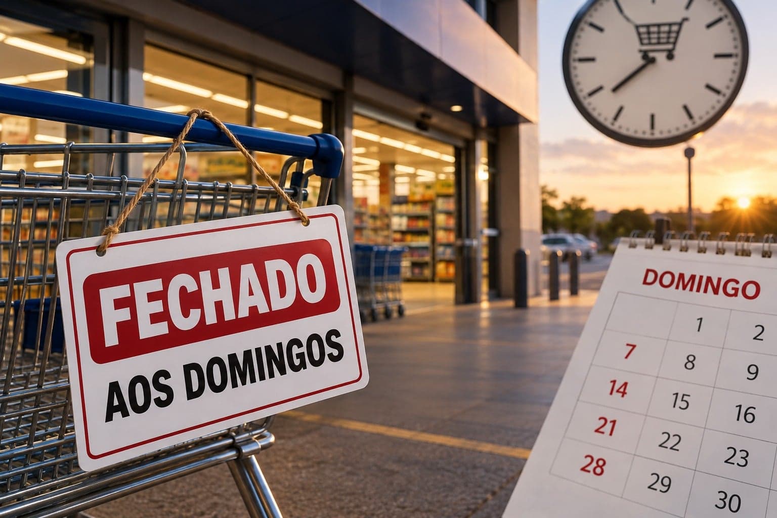 Supermercados cogitam fechar aos domingos com o fim da escala 6x1